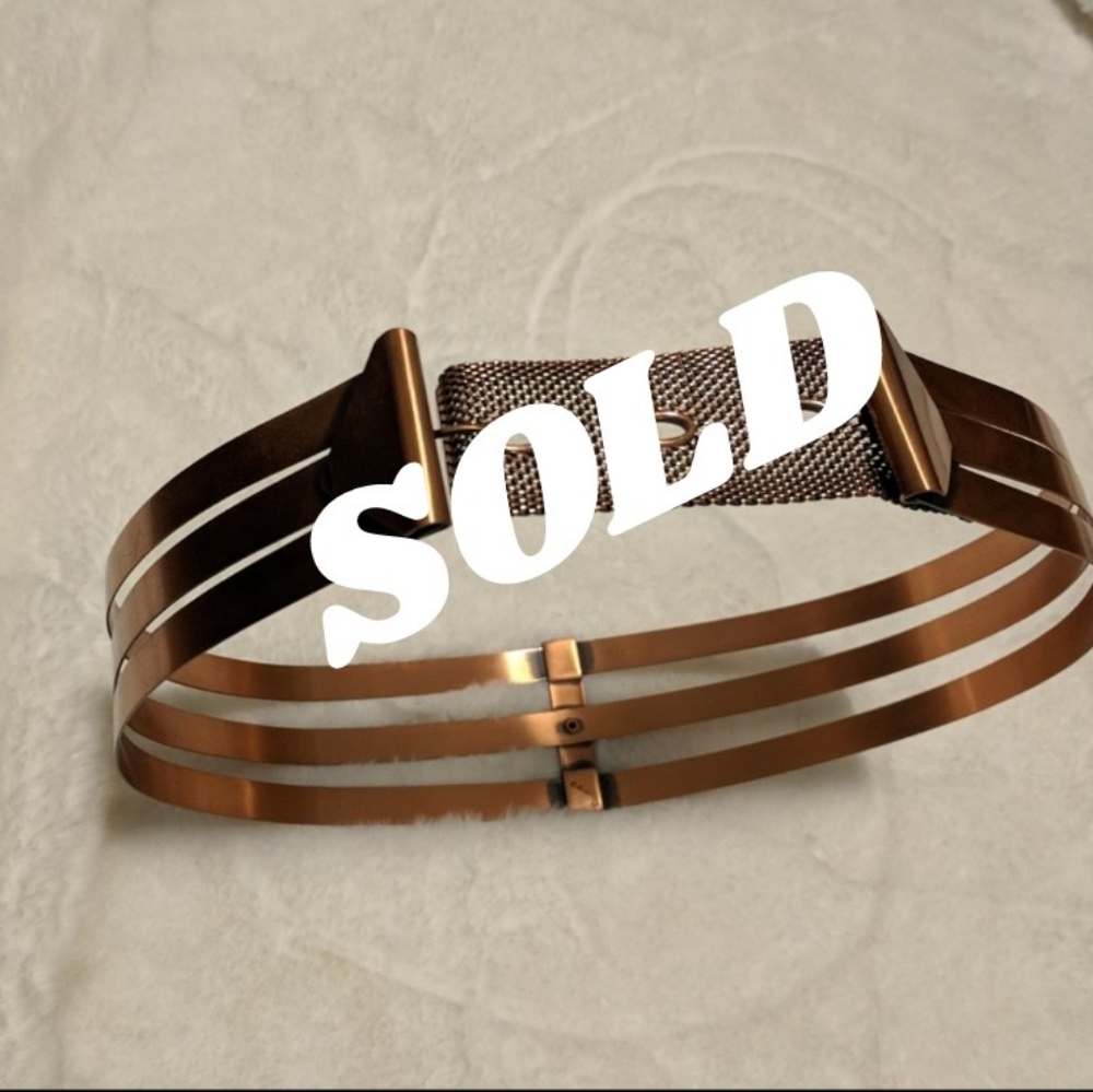 Vintage (1950s) Renior copper belt